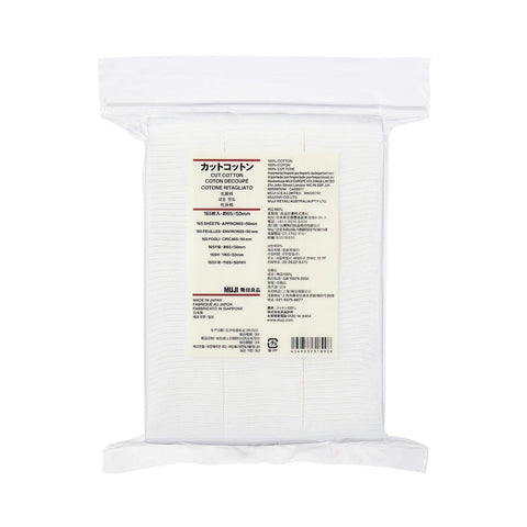WHITE COTTON PADS 165p - MUJI - The Cosmetic Store New Zealand